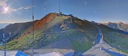 Archiv Foto Webcam Goldeck: Panoramablick Gipfel 07:00