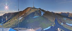 Archiv Foto Webcam Goldeck: Panoramablick Gipfel 07:00