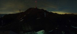 Archiv Foto Webcam Goldeck: Panoramablick Gipfel 19:00
