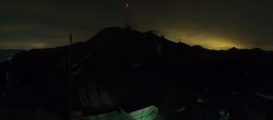 Archiv Foto Webcam Goldeck: Panoramablick Gipfel 19:00