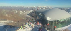 Archived image Webcam Tirol&#39;s highest Coffee House 13:00