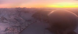 Archiv Foto Webcam Café am Pitztaler Gletscher 06:00