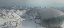 Archiv Foto Webcam Café am Pitztaler Gletscher 09:00