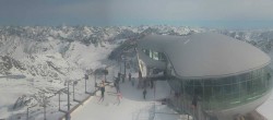 Archiv Foto Webcam Café am Pitztaler Gletscher 11:00