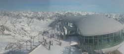 Archiv Foto Webcam Café am Pitztaler Gletscher 13:00