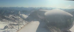 Archiv Foto Webcam Café am Pitztaler Gletscher 07:00