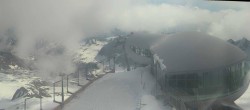 Archiv Foto Webcam Café am Pitztaler Gletscher 09:00
