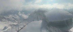 Archiv Foto Webcam Café am Pitztaler Gletscher 07:00