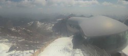 Archiv Foto Webcam Café am Pitztaler Gletscher 09:00