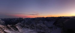 Archiv Foto Webcam Café am Pitztaler Gletscher 05:00