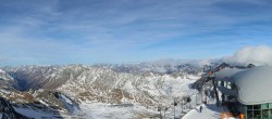 Archiv Foto Webcam Café am Pitztaler Gletscher 13:00