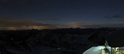 Archiv Foto Webcam Café am Pitztaler Gletscher 23:00