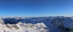 Archiv Foto Webcam Café am Pitztaler Gletscher 08:00
