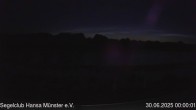 Archiv Foto Webcam Münster: Segelclub am Aasee 23:00