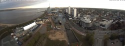 Archived image Webcam Bremerhaven: Old and New Harbour 06:00