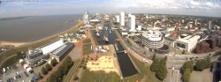 Archived image Webcam Bremerhaven: Old and New Harbour 11:00