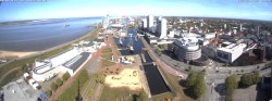 Archiv Foto Webcam Bremerhaven: Alter und Neuer Hafen 09:00
