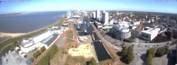 Archiv Foto Webcam Bremerhaven: Alter und Neuer Hafen 09:00