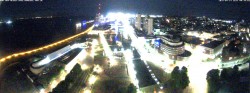 Archiv Foto Webcam Bremerhaven: Alter und Neuer Hafen 23:00