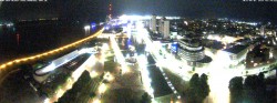 Archiv Foto Webcam Bremerhaven: Alter und Neuer Hafen 01:00