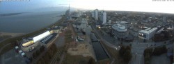 Archiv Foto Webcam Bremerhaven: Alter und Neuer Hafen 03:00