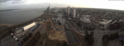 Archiv Foto Webcam Bremerhaven: Alter und Neuer Hafen 05:00