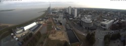 Archiv Foto Webcam Bremerhaven: Alter und Neuer Hafen 06:00