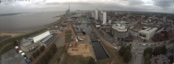 Archiv Foto Webcam Bremerhaven: Alter und Neuer Hafen 09:00