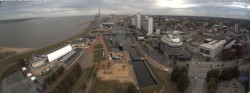 Archiv Foto Webcam Bremerhaven: Alter und Neuer Hafen 06:00