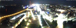 Archived image Webcam Bremerhaven: Old and New Harbour 23:00