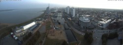Archiv Foto Webcam Bremerhaven: Alter und Neuer Hafen 03:00