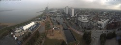 Archiv Foto Webcam Bremerhaven: Alter und Neuer Hafen 06:00