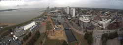 Archiv Foto Webcam Bremerhaven: Alter und Neuer Hafen 13:00