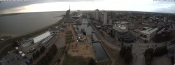 Archived image Webcam Bremerhaven: Old and New Harbour 15:00