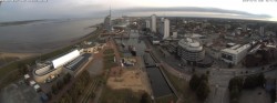 Archiv Foto Webcam Bremerhaven: Alter und Neuer Hafen 05:00