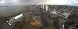 Archiv Foto Webcam Bremerhaven: Alter und Neuer Hafen 09:00