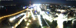 Archiv Foto Webcam Bremerhaven: Alter und Neuer Hafen 23:00