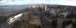 Archiv Foto Webcam Bremerhaven: Alter und Neuer Hafen 08:00