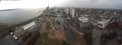 Archiv Foto Webcam Bremerhaven: Alter und Neuer Hafen 06:00