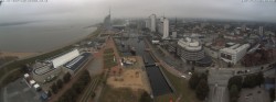 Archived image Webcam Bremerhaven: Old and New Harbour 06:00