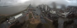 Archiv Foto Webcam Bremerhaven: Alter und Neuer Hafen 06:00