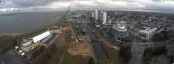 Archiv Foto Webcam Bremerhaven: Alter und Neuer Hafen 05:00