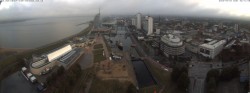 Archiv Foto Webcam Bremerhaven: Alter und Neuer Hafen 05:00