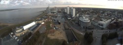 Archiv Foto Webcam Bremerhaven: Alter und Neuer Hafen 05:00