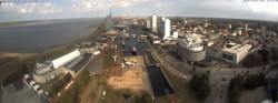 Archiv Foto Webcam Bremerhaven: Alter und Neuer Hafen 09:00