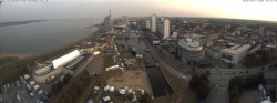 Archived image Webcam Bremerhaven: Old and New Harbour 05:00