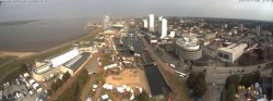 Archived image Webcam Bremerhaven: Old and New Harbour 09:00