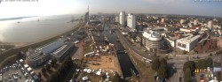 Archived image Webcam Bremerhaven: Old and New Harbour 15:00
