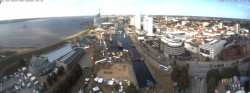 Archiv Foto Webcam Bremerhaven: Alter und Neuer Hafen 13:00