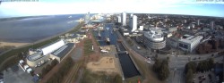 Archiv Foto Webcam Bremerhaven: Alter und Neuer Hafen 07:00
